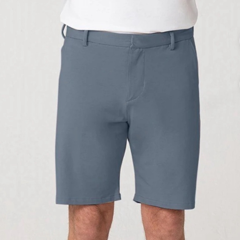 Swet Tailor Men's The Everyday Chino Short in French Grey Waist Size 29 NWT